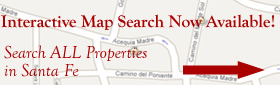 Search all Properties in Santa Fe using an interactive Google map